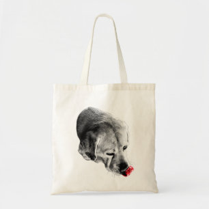 Bolsa Tote "travesseiro vermelho", "travesseiro de laboratóri
