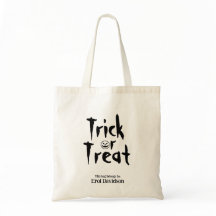 Treak ou Tratar Bag Personalizada de Halloween