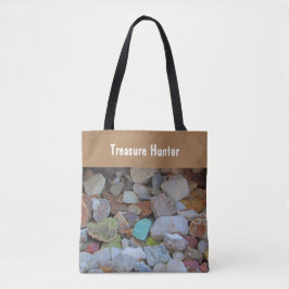 Bolsa Tote Treasure Hunter Rock Collection Stone Rockhound
