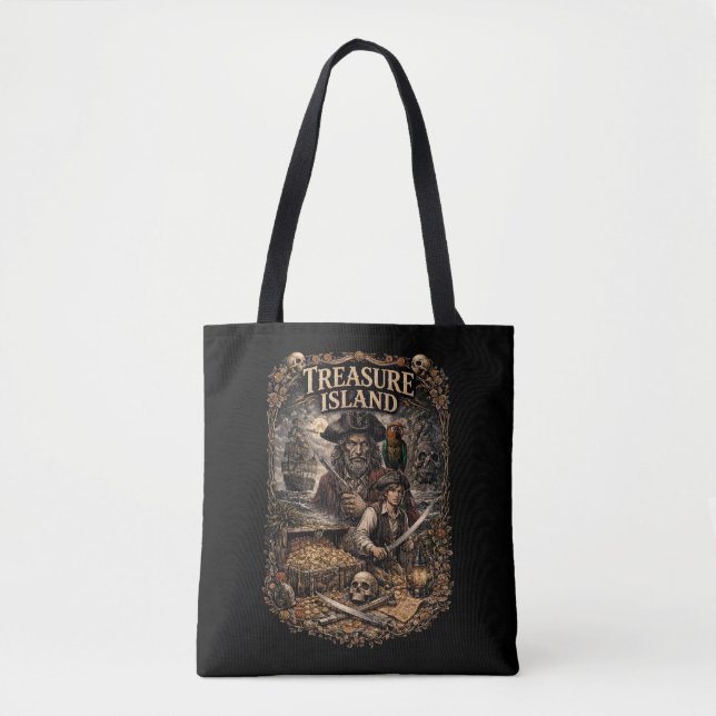 Bolsa Tote Treasure Island (Frente)