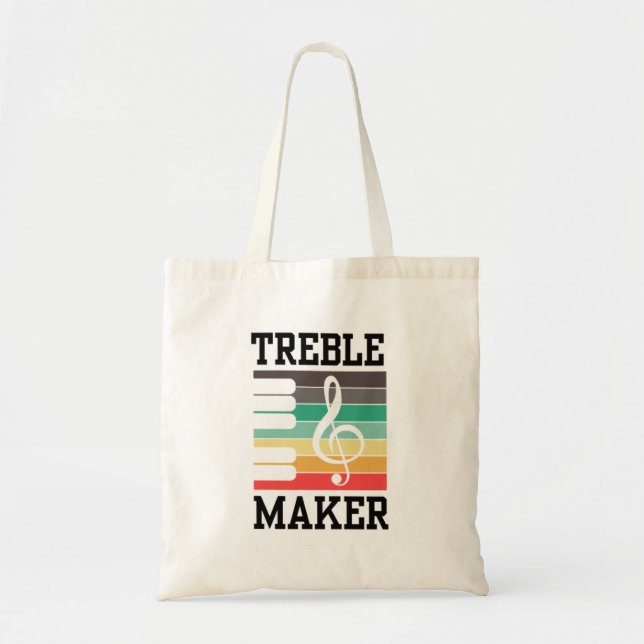 Bolsa Tote Treble Maker Piano (Frente)