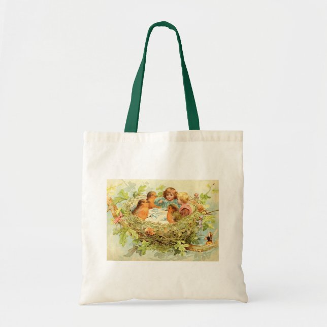 Bolsa Tote Treetop Tea Party (Frente)