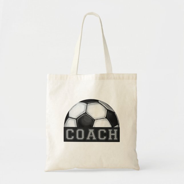 Bolsa Tote Treinador de futebol (Frente)