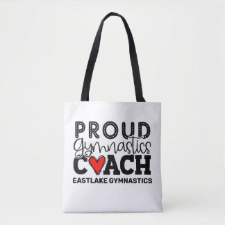 Bolsa Tote Treinador de ginástica orgulhosa personalizado