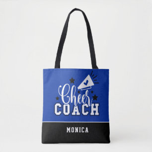 Bolsa Tote Treinador de Saúde Branco Personalizado Azul e Pr