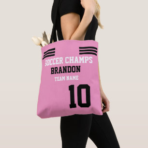 Bolsa Tote Treinador moderno de esporte personalizado, cor-de