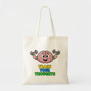 Bolsa Tote Treine Seus Pensamentos – Saúde Mental do Cérebro
