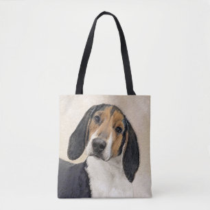Bolsa Tote Treing Walker Coonhound Painting - Arte Original
