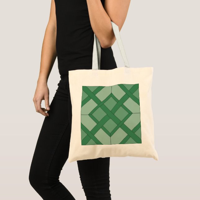 Bolsa Tote - Treliça Tecida (Frente (produto))
