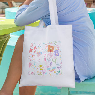 Bolsa Tote Trendy Bonito Doodle Tote Bag