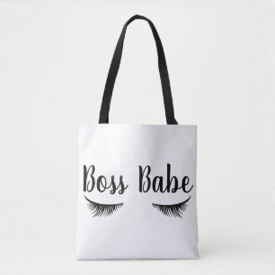 Bolsa Tote Trendy Boss Babe Eyelashes