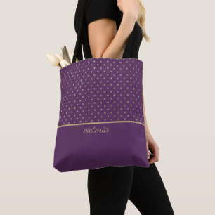 Bolsa Tote Trendy Fleur de Lis Pattern