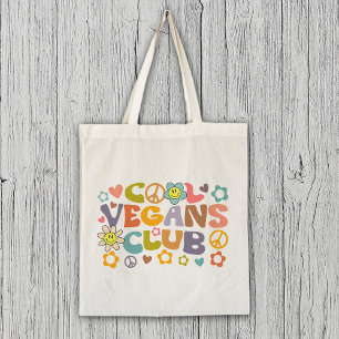 Bolsa Tote Trendy Flowers Retro Vegan Club