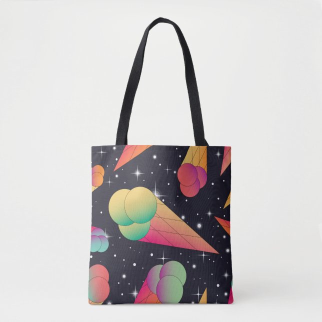 Bolsa Tote Trendy ice cream seamless pattern. Ice cream cones (Frente)