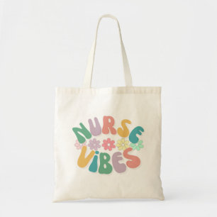Bolsa Tote Trendy Retro Nurse Vibes