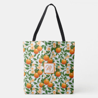 Bolsa Tote Trendy Valencia Orange Monogrammed
