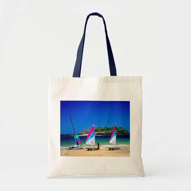 Bolsa Tote Três barcos à vela, França (Frente)