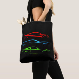 Bolsa Tote Três Carros Desportivos
