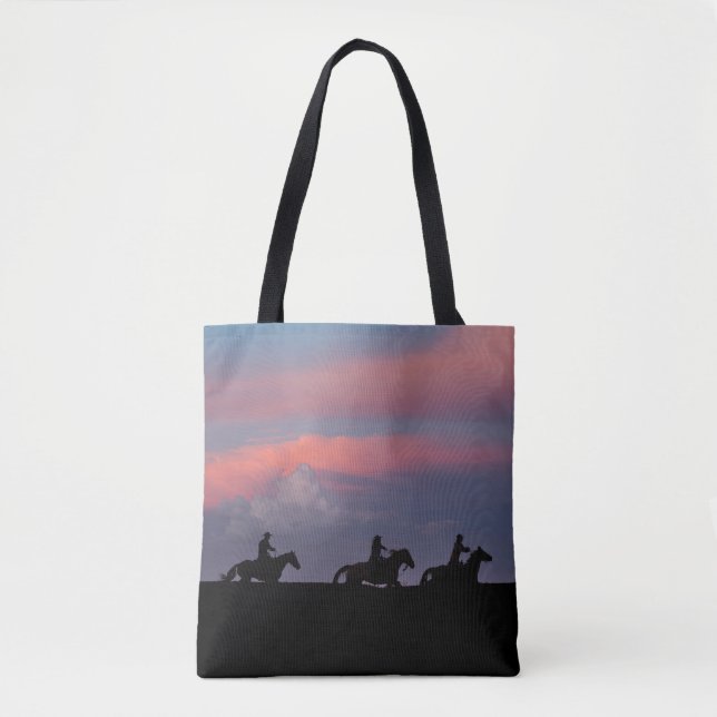 Bolsa Tote Três Cavaleiros, Um Horizonte (Frente)