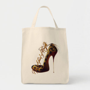 Bolsa Tote Tres Chic High Heel Design