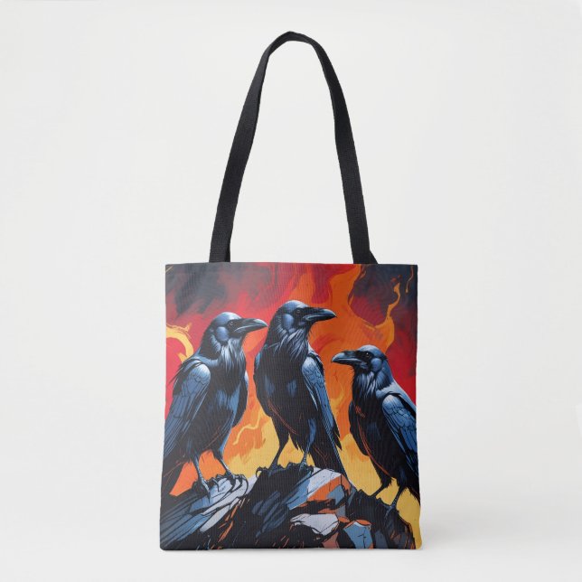 Bolsa Tote Três Corvos (Frente)