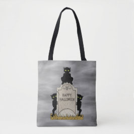 Bolsa Tote Três Diabinhos Feliz Halloween