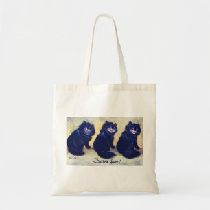 Bolsa Tote Três Gatos Pretos, Louis Wain