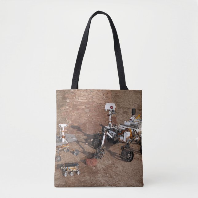 Bolsa Tote Três Gerações De Anéis De Marte. (Frente)