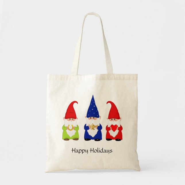 Bolsa Tote Três Gnomos (Frente)