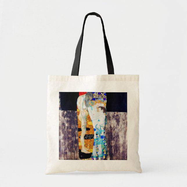 Bolsa Tote Três Idades da Vida, Gustav Klimt (Frente)
