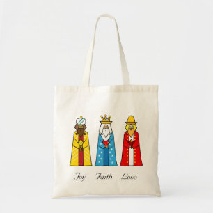 Bolsa Tote Três Reis Magos Coloridos