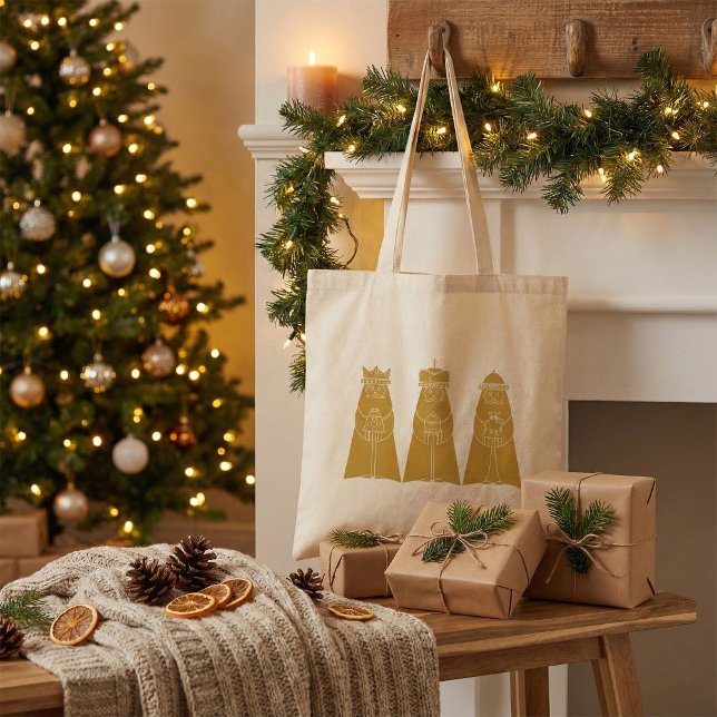 Bolsa Tote Três sábios (Criador carregado)