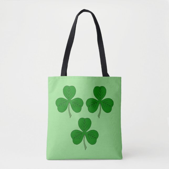 Bolsa Tote Três Shamrocks (Frente)