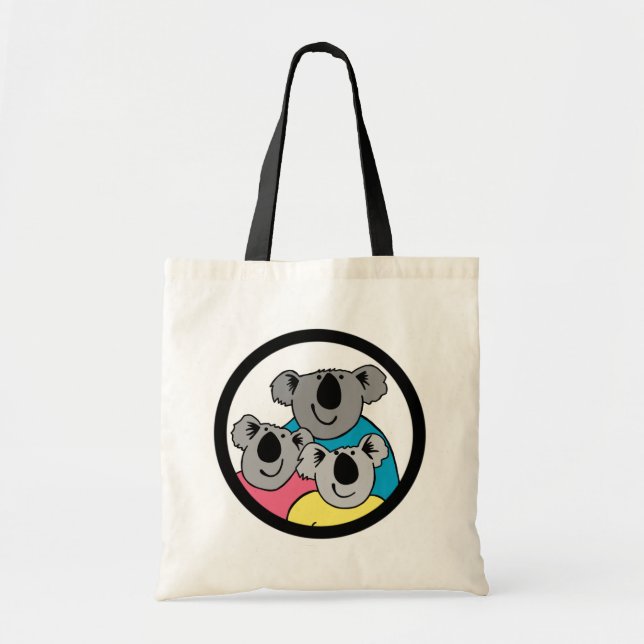 Bolsa Tote Três Ursos Koala Tote Bag (Frente)