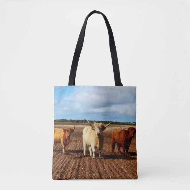 Bolsa Tote Três Vacas Altas, Bolsa. (Frente)