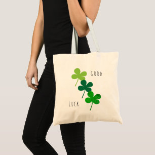 Bolsa Tote Trevo de Sorte Verde