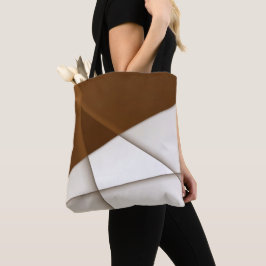 Bolsa Tote Triângulo inclinado com sombra, estilo clássico mo