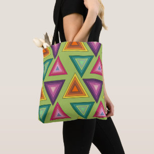 Bolsa Tote Triângulos dos anos 70
