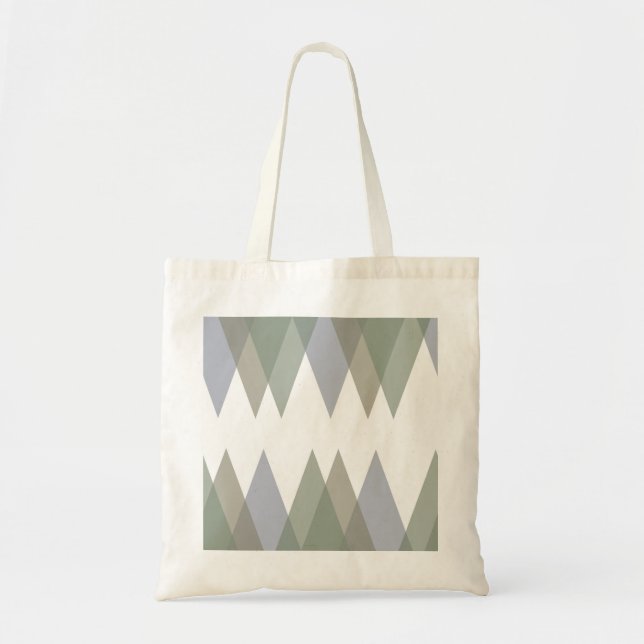 Bolsa Tote Triângulos Khaki (Frente)