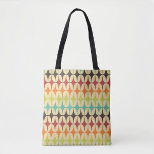 Bolsa Tote Triângulos Retro: Retorno Geométrico do Padrão