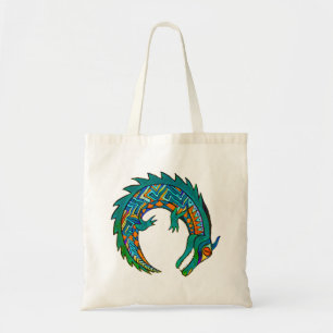 Bolsa Tote Tribal Alligator Art