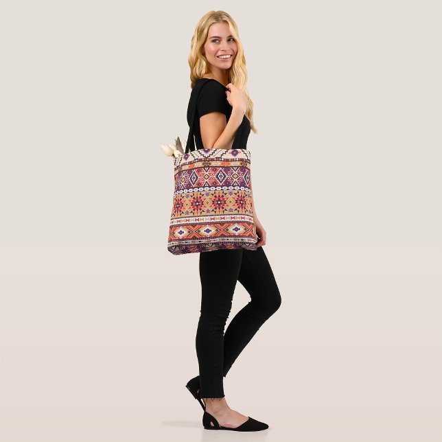 Bolsa Tote Tribal Aztec (Criador carregado)