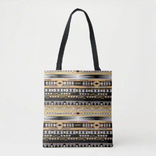 Bolsa Tote Tribal, étnica, ornamento