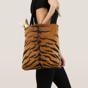 Bolsa Tote Tribal selva de peles com animais Tigre Impressão