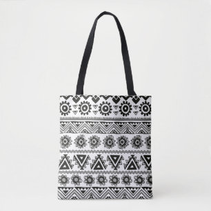 Bolsa Tote Tribal sem descontinuidades