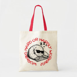 Bolsa Tote Triblenda Sleeping on Keyboard Abominable Snowman