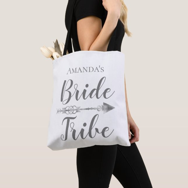 Bolsa Tote Tribo Chic Boho Bride Personalizada (Close Up)