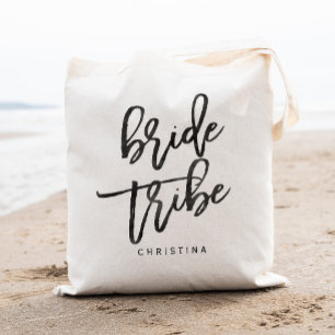 Bolsa Tote Tribo da Noiva Caligráfica