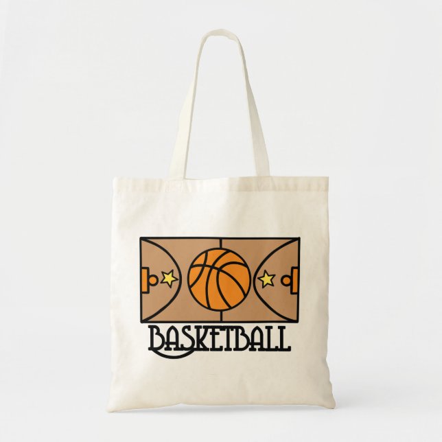Bolsa Tote Tribunal de Basquete (Frente)