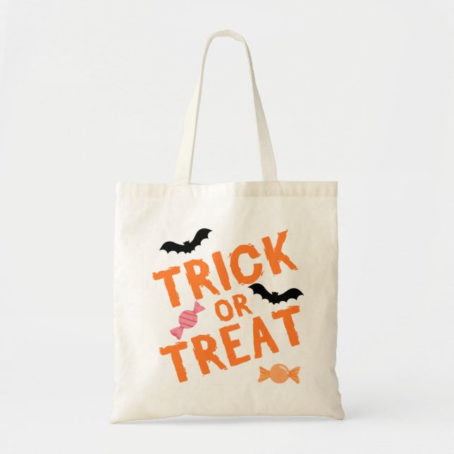Bolsa Tote Trick-or-Treat (Frente)